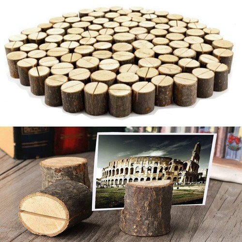 100 pack wooden table - wooden, name