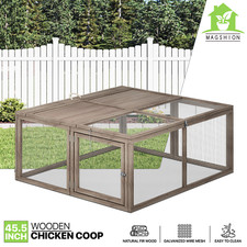 46" W Foldable Wooden Chicken