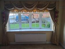 Bespoke Curtains, Swags and Tails, two sets
