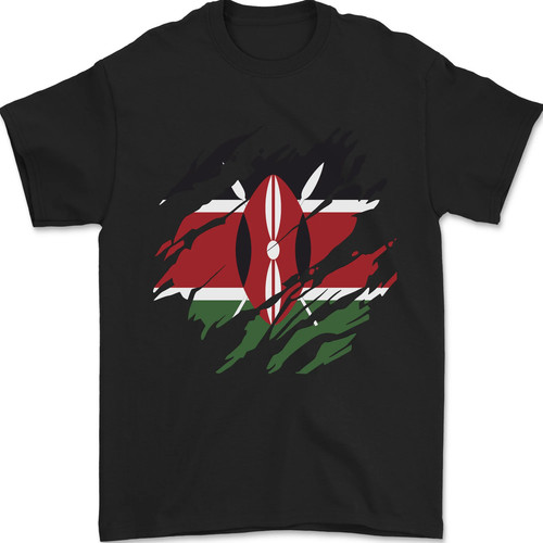 Torn kenya flag - kenyan, day