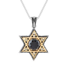 Men's Star of David Onyx and
