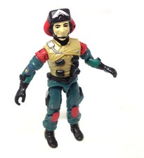 Vintage GI JOE 80's Hasbro TOMAHAWK PILOT LIFT TICKET Cobra 3.75" action figure 