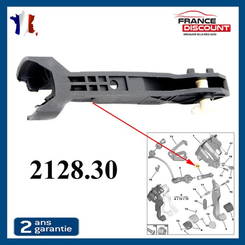 Clutch pedal repair kit - pedal,