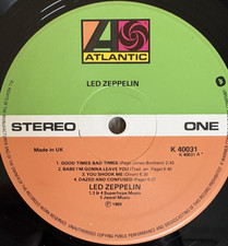 LED ZEPPELIN - Led Zeppelin I