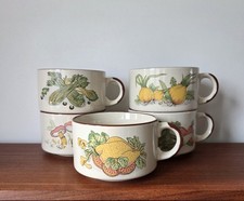 Vintage Ceramic Soup Mugs