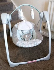 Ingenuity Swing Comfort 2 Go Portable Swing, Musical, Timer 