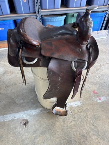 Western saddle used great for - western,