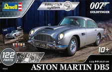 Revell 05653 Aston Martin DB5 Model Kit 1:24 scale NIB 122 pieces Goldfinger