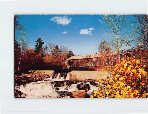 Postcard covered bridge - postcard,