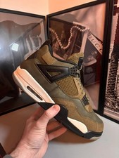 Jordan 4 Retro Craft Medium Olive Khaki/Sail/Olive/Pale Vanilla FB9927-200 UK 11