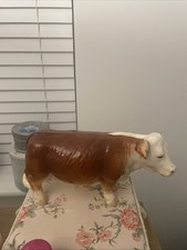 Rare MATT Beswick Cattle Hereford Cow  Ex Condition