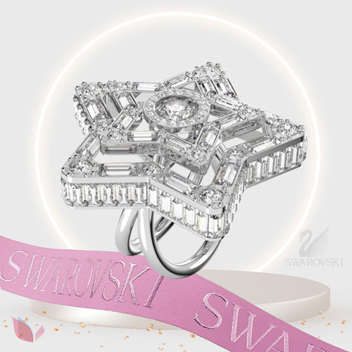 Swarovski stella cocktail ring - swarovski,