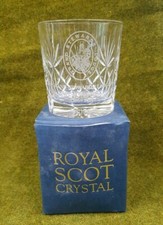 Royal scot crystal glass Grand Stewards Lodge 90z 24cl Glass in box un-used