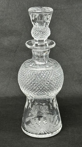 Edinburgh crystal thistle cut - crystal,