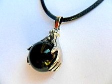 Unusual  Black   Agate Hands