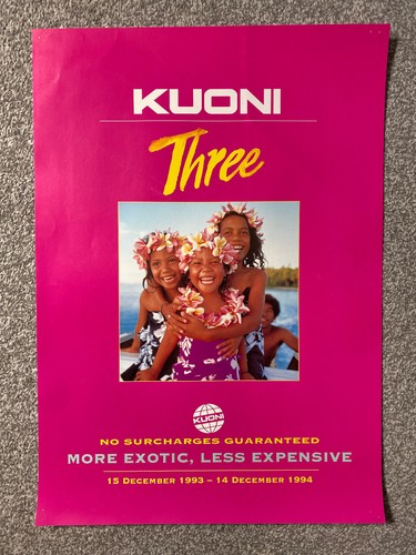 Original 1993 kuoni three - 1993, 'three'