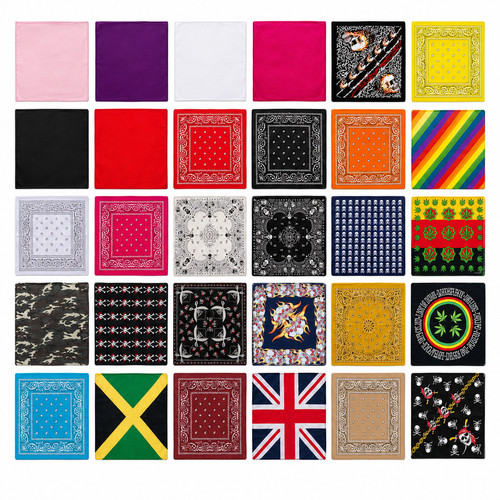 100 cotton paisley bandanna - paisley,