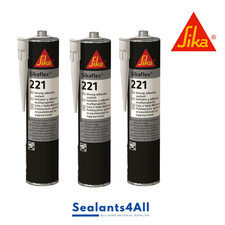 3 x Sikaflex 221 Adhesive