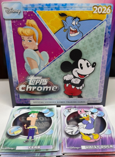 Topps chrome disney - chrome, 2026