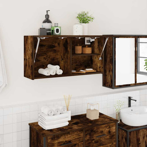 Bathroom wall cabinet smoked - wall,