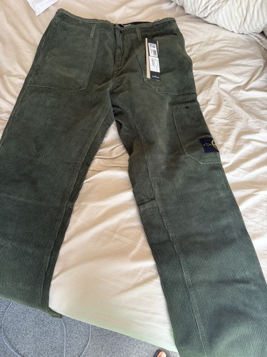 Stone island corduroy black - island,
