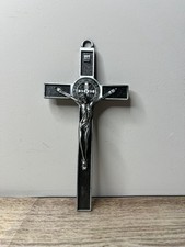 Saint benedict crucifix metal - saint,
