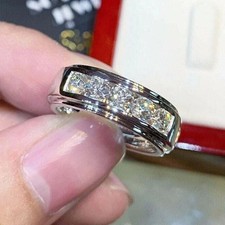 3Ct Round Cut Lab-Created