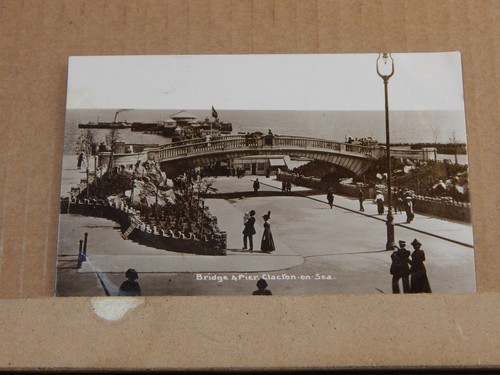 Postcard bridge pier clacton - pier,