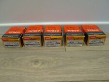 Timco 5.0 x 50 / 10 x 2 SQ2 Chipboard & Woodscrews Zinc Single Thread 1000 of