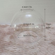 White Cognac Amber Grey D4cm Opening Glass Shade Replacement for E27 Screw Lamp 