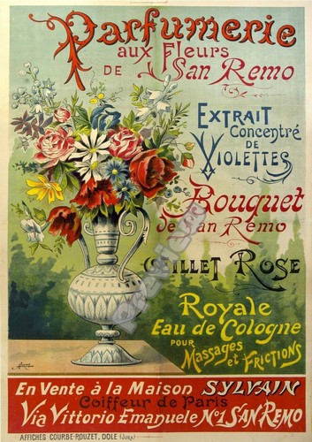 French perfume shop advert - perfume,