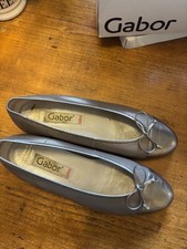 Gabor Metallic Silver Shoes