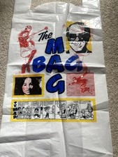 Retro Plastic Bag 1970s Mag bag Elton  John possibly Lena zavaroni?