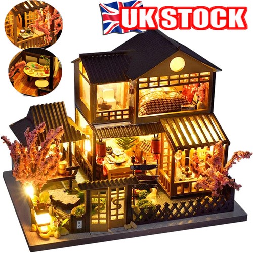 Diy wooden dollhouse kit - diy,