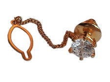 Vintage Gold Tone Rhinestone