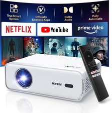 Netflix official Portable Projector 4K Smart Android TV Auto Focus Bluetooth UK
