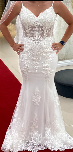 Wedding dress size ivory - dress,
