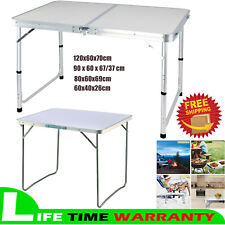 Folding Camping Table Aluminium Picnic Portable Party BBQ Tables Indoor Outdoor