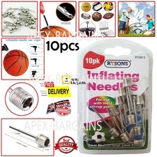 10x Football Pump Needle Set