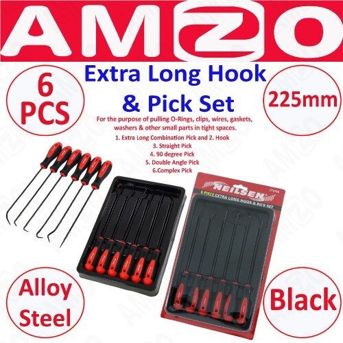 Neilsen 6pc extra long hook - 6pc,