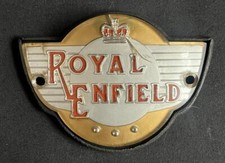 ROYAL ENFIELD CLASSIC 350 MOTORCYCLE TANK BADGE EMBLEM INSIGNIA MADE LIKE A GUN