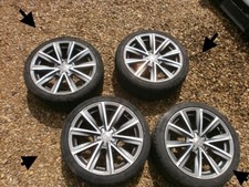 AUDI A1 S1 BLACK EDITION DIAMOND CUT 17" ALLOY WHEEL ORIGINAL 215 40 17 WHEELS