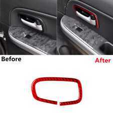 Carbon Fiber Passenger Side Rear Door Handle Cover Trim For SUZUKI GRAND VITARA