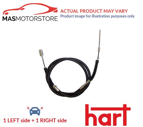 Handbrake cable pair rear hart - cable,
