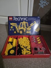 Lego Backhoe Grader 8862 JCB Digger Box Insert Instructions Poster Technic Rare