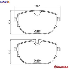 BRAKE PAD SET DISC BRAKE P 85