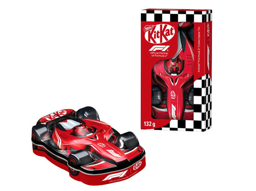 Kitkat racing car - kitkat,