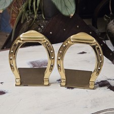 Vintage Solid Brass Horsehoe