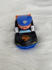 Blippi Police Car Vehicle Push Along Toy Kid’s Children Toy Blue Orange Gift