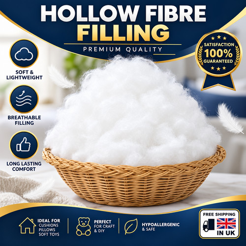 Virgin hollowfibre polyester - virgin,